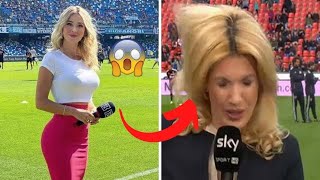 NFL Reporters Getting Hit Compilation 😳