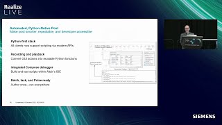 Programmable post-processing: generate Python code from GUI actions