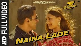 Lyrical: Naina Lade | Dabangg 3 | Salman Khan, Saiee Manjrekar | Javed Ali | Sajid Wajid