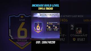 How To Increase Guild Level In Free Fire | Guild Ka Level Jaldi Kaise Badhaye | Garena Free Fire