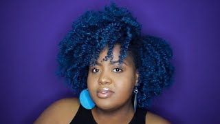 Applying Mofajang Purple Hair Wax For The First Time