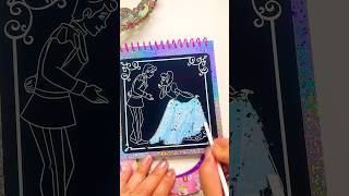 Disney Princess Cinderella 🩵 Speed Glitter Card #disneyprincess #cinderella #satisfying