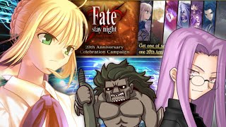 Which Servant do you Choose? in Fate/stay night 20th Anniversary Celebration Campaign