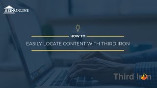 How to Easily Locate Content with Third Iron