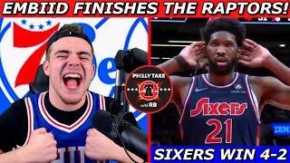 Philadelphia Sixers Finish The Raptors In Game 6 As Joel Embiid, James Harden, & Tyrese Maxey Shine
