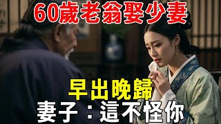 60歲老翁娶少妻，早出晚歸，妻子：這不怪你#蝴蝶飛飛 #民間故事 #奇聞趣事 #古代小說#懸疑