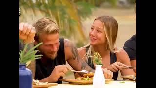 Aleyna yunus emrenin cezasından dolayı yemek yiyemediği için yemeğini paylaşıyor #survivor