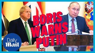 Russia - Ukraine tension: Boris Johnson warns Putin of 'crippling sanctions'