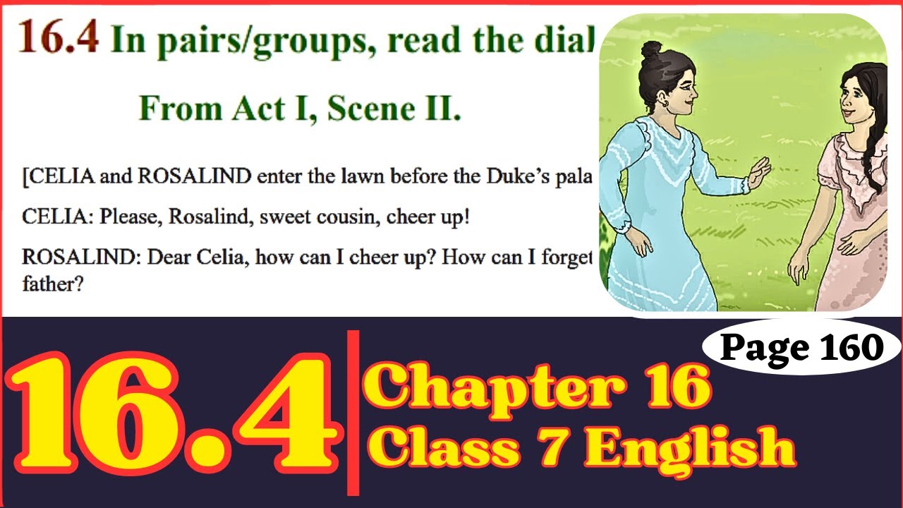 Class 7 English: Chapter 16.4 | As You Like It | Class Seven English ...