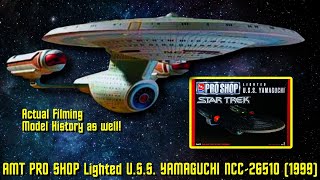 AMT PRO SHOP Lighted U.S.S. YAMAGUCHI as well as a Brief History of the Ship and filming model