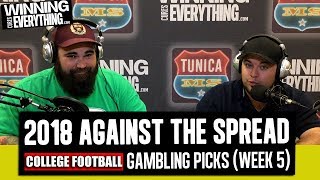 WCE: 2018 College Football Gambling Picks (Week 5)