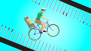 IMPOSSIBLE SPIKE FREE FALL! (Happy Wheels)