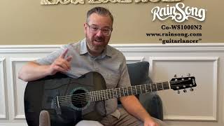 Rainsong Co-WS1000N2 Concert Carbon Fiber Acoustic guitar (Detailed demonstration)