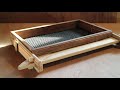 取っ手を畳める道具箱を作る／making a tool tray