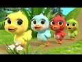 5 Little Rainbow Ducklings | Newborn Baby Songs & Nursery Rhymes