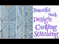 How to make beautiful neck design Cutting and Stitching with details #njdesign #nj