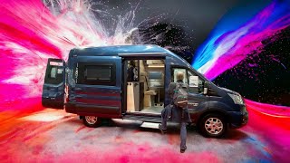 Camper van with panoramic roof window - Dreamer D51 Fun Blue Addict by RAPIDO