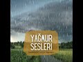 yoğun yağmur sesi