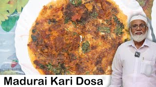 மதுரை Special மட்டன் கறி தோசை! அருமையான சுவை | மதுரை கறி தோசை | Kari Dosa Recipe in Tamil