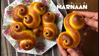 St.Lucia Buns Recipe! Swedish Lussekatter Rolls!