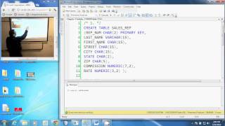 PRG 140 - Create Table Script
