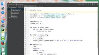 Python: Create a Keyword Cipher