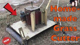 How to Make a Grass Cutter DIY at Home | Idle Grass Cutter - Life Hacks