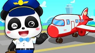 Little Pilot Flying Airplane | Police Cartoon, Jobs Song | Kids Songs | Kids Cartoon | BabyBus