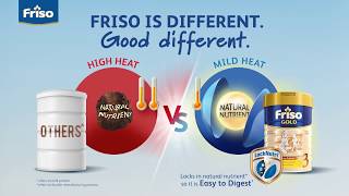 Friso uses mild heat treatment