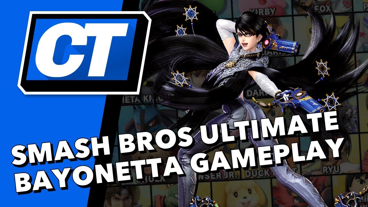 Bayonetta Gameplay In Super Smash Bros. Ultimate - YouTube