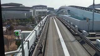 2025年2月17日に撮影したゆりかもめ豊洲駅から新橋駅への前面映像