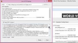 Upload Shell using Live Http Headers