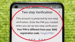 WhatsApp || How To Remove Two step Verification | This account is protected problem in WhatsApp 2023