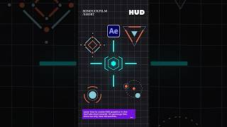 Create Targeting HUD Motion Graphics in After Effects #tutorial