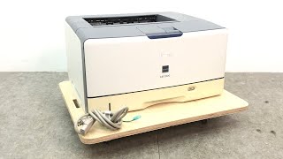 □Canon キャノン satera A3 モノクロレーザープリンター LBP3500 キヤノン プリンター 本体のみ 通電のみ確認済み 動画あり □23080304