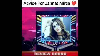Momal Sheikh Gives Advice To Jannat Mirza |Whatsapp Status