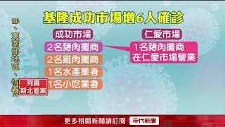 基隆成功市場6人確診！ 仁愛市場受波及「停業至24日」