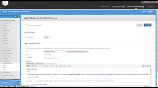Inviting Users to CourseSite Course