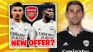Arsenal To Make NEW OFFER For Thomas Partey & Houssem Aouar? | Emi Martinez CONFIRMED Transfer!