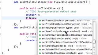 Android Application Development Tutorial 10 Using setText method for our button YouTube