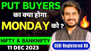 Nifty and BankNifty Prediction for Monday, 11 Dec 2023 | BankNifty Options Monday | Rishi Money