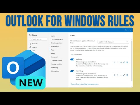 How to Configure Rules in the New Outlook for Windows Email Client