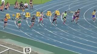 2021/7/31　第17回越谷市陸上競技選手権大会　中学女子100m予選