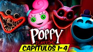 Paso TODO Poppy Playtime En Un Solo Video | Capitulos 1 al 4 COMPLETO