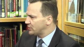 Radoslaw Sikorski, Polish Foreign Minister, discusses innovation in foreign policy