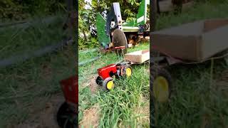 Mini Home made tractor trolley | #shorts