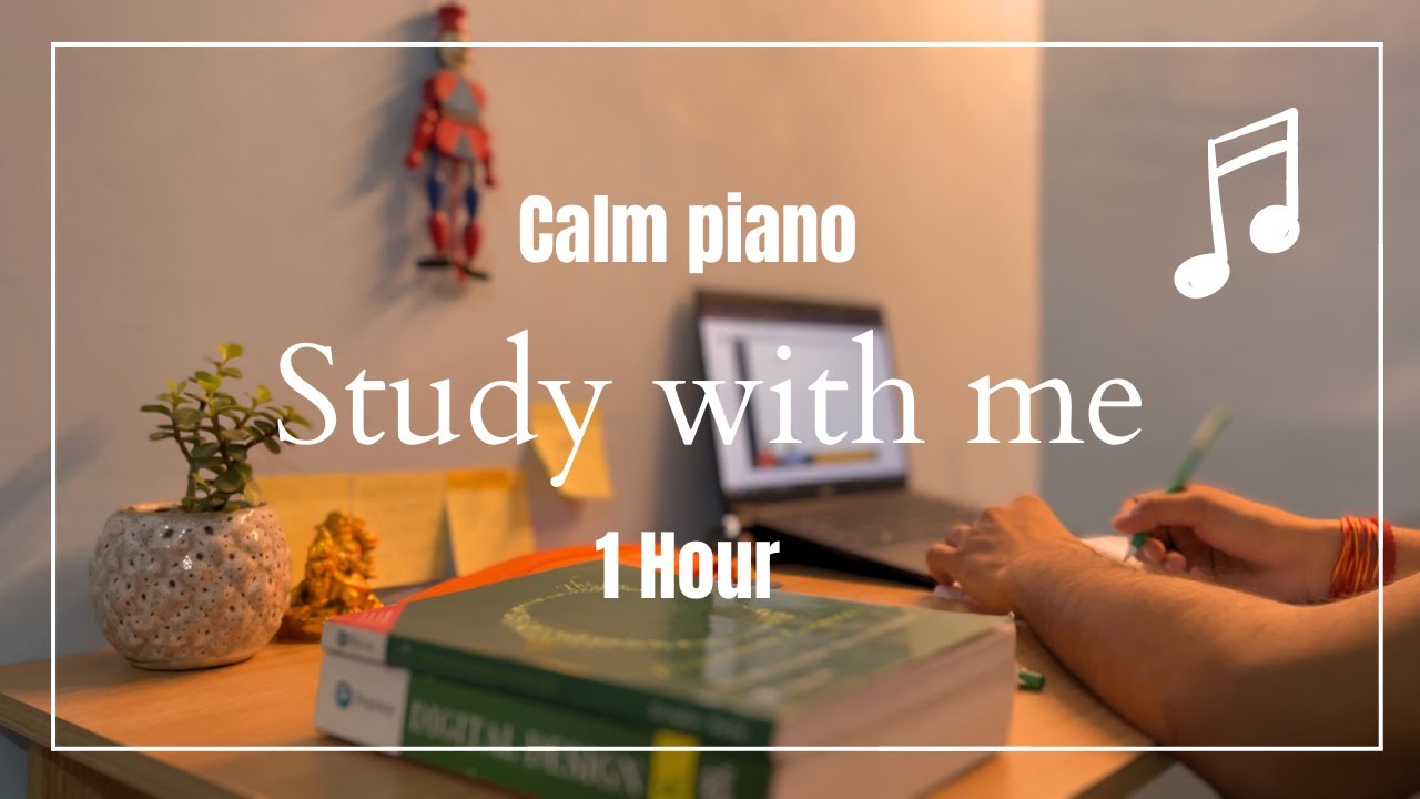1 Hour Study With Me рџ Calm Piano рџћ With Nature Pomodoro 25 5 In