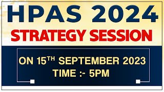 Crack HPAS/HAS 2024 | Strategy Session for Freshers/ Beginners | CivilsTap | Vinay Sir