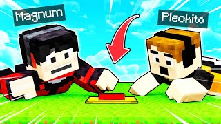 ENCUENTRA el BOTON!!  | Minecraft | El Magnum y  @Plech