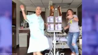 Cancer patient holds dance party during chemotherapy